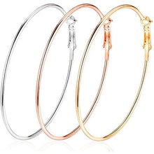 Load image into Gallery viewer, 3-Pairs: Big Hoop Earrings