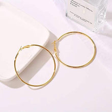 Load image into Gallery viewer, 3-Pairs: Big Hoop Earrings