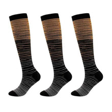 Load image into Gallery viewer, 3-Pairs: Gradient Compression Socks