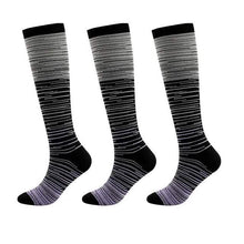 Load image into Gallery viewer, 3-Pairs: Gradient Compression Socks