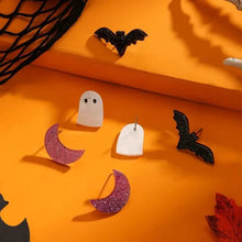 Load image into Gallery viewer, 3-Pairs: Retro Halloween Earrings