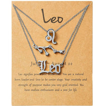 Load image into Gallery viewer, 3-Piece: Constellation Zodiac Layer Necklaces