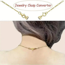 Load image into Gallery viewer, 3-Piece: Magnetic Lobster Clasp Necklace Converter with Strong Magnetic Closure