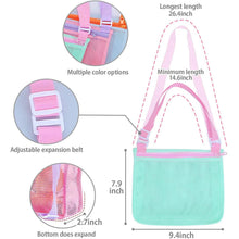 Load image into Gallery viewer, 3-Piece: Mesh Toy Beach Bag