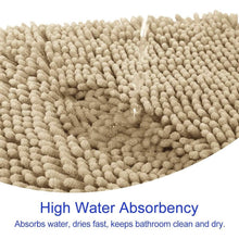 Load image into Gallery viewer, 3-Piece Set: Bathroom Rugs Set Ultra Soft Non Slip and Absorbent Chenille