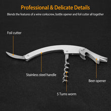Load image into Gallery viewer, 3-Piece Set: Corkscrew Bottle Opener Set