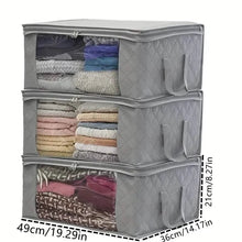 Load image into Gallery viewer, 3-Piece Set: Foldable Storage Bags - Large Capacity Clothes Storage Containers