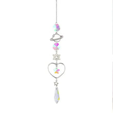 Load image into Gallery viewer, 3-Pieces: Crystal Wind Chime Pendant Catcher Diamond Prisms