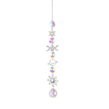 Load image into Gallery viewer, 3-Pieces: Crystal Wind Chime Pendant Catcher Diamond Prisms