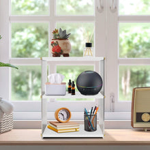 Load image into Gallery viewer, 3-Tier: Acrylic Countertop Organizer Bathroom Wood Counter Storage