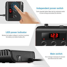 Load image into Gallery viewer, 3-Way Car Plug Charger Adapter