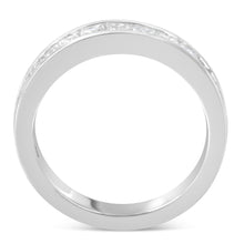 Load image into Gallery viewer, Women's 18K White Gold Princess Cut Diamond Band Ring (1 Cttw, G-H Color, SI1-SI2 Clarity) - Size 6