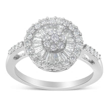Load image into Gallery viewer, 10KT White Gold Diamond Cocktail Ring (1 cttw, H-I Color, SI2-I1 Clarity)