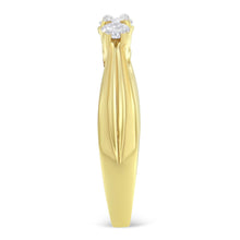 Load image into Gallery viewer, 10K Yellow Gold Three-stone Diamond Ring (0.50 cttw, J-K Color, I2-I3 Clarity)