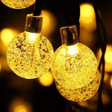 Load image into Gallery viewer, 30 LED Solar String Ball Lights Outdoor Waterproof Garden Decor