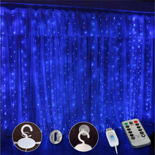 Load image into Gallery viewer, 300 LED Curtain Fairy Lights