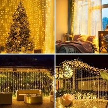 Load image into Gallery viewer, 300 LED Curtain Fairy Lights