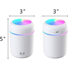 Load image into Gallery viewer, 300ml Mini Portable Humidifier Ultra Quiet Aromatherapy Essential Oil