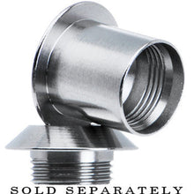 Load image into Gallery viewer, 0G Stainless Steel Screw Fit Tunnel Plug Set