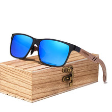Load image into Gallery viewer, Luxury Bamboo Wood Design Polarized Elegant High Quality Men Sunglasses Mirror Lens Handmade Fashion UV400 Eyewear Accessories
