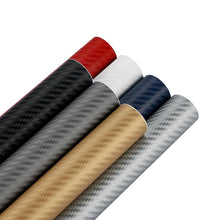 Load image into Gallery viewer, 30cmx127cm 3D Carbon Fiber Vinyl Car Wrap Sheet Roll Film Car Stickers Carbon Fiber Vinyl Wrap Decal Motorcycle Auto Styling Carbon Fiber Vinyl Car Wrap Sheet Roll Film Car Stickers and Decal Motorcycle Automobiles Accessories Automobiles