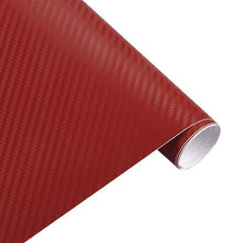 Load image into Gallery viewer, 30cmx127cm 3D Carbon Fiber Vinyl Car Wrap Sheet Roll Film Car Stickers Carbon Fiber Vinyl Wrap Decal Motorcycle Auto Styling Carbon Fiber Vinyl Car Wrap Sheet Roll Film Car Stickers and Decal Motorcycle Automobiles Accessories Automobiles