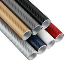 Load image into Gallery viewer, 30cmx127cm 3D Carbon Fiber Vinyl Car Wrap Sheet Roll Film Car Stickers Carbon Fiber Vinyl Wrap Decal Motorcycle Auto Styling Carbon Fiber Vinyl Car Wrap Sheet Roll Film Car Stickers and Decal Motorcycle Automobiles Accessories Automobiles