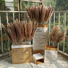 Load image into Gallery viewer, 30Pcs Dried Bulrush Flowers Bouquet Home Wedding Decoration Table Flores Preservadas Pampas Grass Natural Reed Decor for Room
