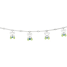 Load image into Gallery viewer, Zircon Blue Green Alluring Gem Butterfly Belly Chain