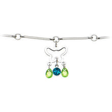 Load image into Gallery viewer, Zircon Blue Green Alluring Gem Butterfly Belly Chain