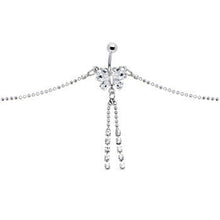Load image into Gallery viewer, Clear Striking Gem Butterfly Belly Chain