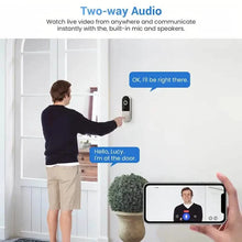 Load image into Gallery viewer, 1080P HD Smart Doorbell Camera with AI Detection & Night Vision