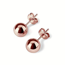 Load image into Gallery viewer, Stainless Steel Hypoallergenic Ball Shaped Stud Earrings