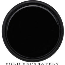 Load image into Gallery viewer, 20mm Black Acrylic Plug