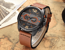 Load image into Gallery viewer, Men's Waterproof Retro Style Watch With Excellent Background, Chronometers Large Numbers Perfect Gift