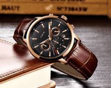 Load image into Gallery viewer, Men's Waterproof Watch With Chronometers Day View Sport Analog Watches Excellent Look Perfect Gift For Him