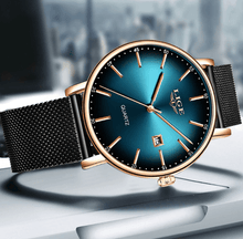 Load image into Gallery viewer, Men's Elegant Watch With Stainless Steel Straps And Special Date Display Excellent Look Unique Design Perfect Gift