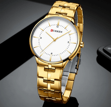 Load image into Gallery viewer, Men's Waterproof Watch With Shining Bracelet In Five Modern Designs Perfect Gift For Your Loved One