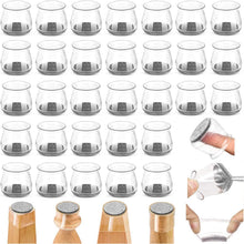 Load image into Gallery viewer, 32-Piece: Clear Chair Leg Floor Protectors