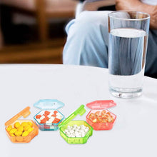 Load image into Gallery viewer, 32-Pieces: Colored Compartments Monthly Pill, Medicine And Vitamin Organizer With Tray