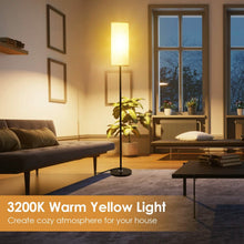Load image into Gallery viewer, 3200K Warm Yellow Light Modern Standing Lamp with Foot Switch 6W Bulb