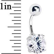 Load image into Gallery viewer, Clear Exquisite Cubic Zirconia Belly Ring
