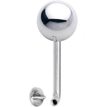 Load image into Gallery viewer, 14G 8mm Steel Ball Vertical Hood Piercing -1/2 2mm Rise