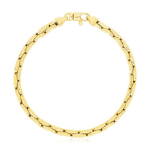 Load image into Gallery viewer, 14k Yellow Gold High Polish Compressed Cable Link Bracelet