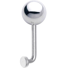 Load image into Gallery viewer, 14G 8mm Steel Ball Vertical Hood Piercing -7/16 2.5mm Rise