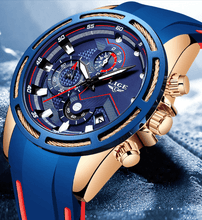 Load image into Gallery viewer, Men's Waterproof Modern Watch With Rubber Straps Multifunction Watches Unique Design Perfect Gift
