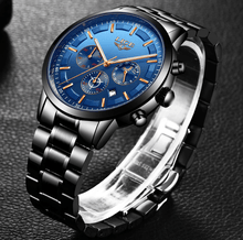 Load image into Gallery viewer, Men's Waterproof Watch With Chronometers And Date Display Unique Design Perfect Gift