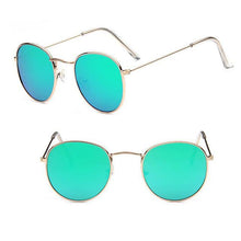 Load image into Gallery viewer, Leon Elegant Unisex Woman and Man Classic Round Sunglasses Designer Glasses Lady Round Luxury Retro Sunglasses With Vintage Mirror Oculos De Sol Gafas