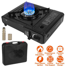 Load image into Gallery viewer, 3300W Portable Camping Stove Butane Canister Dual Fuel Burner