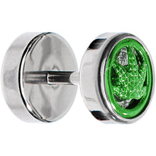 Load image into Gallery viewer, Anodized Titanium Green Pot Leaf Cheater Plug